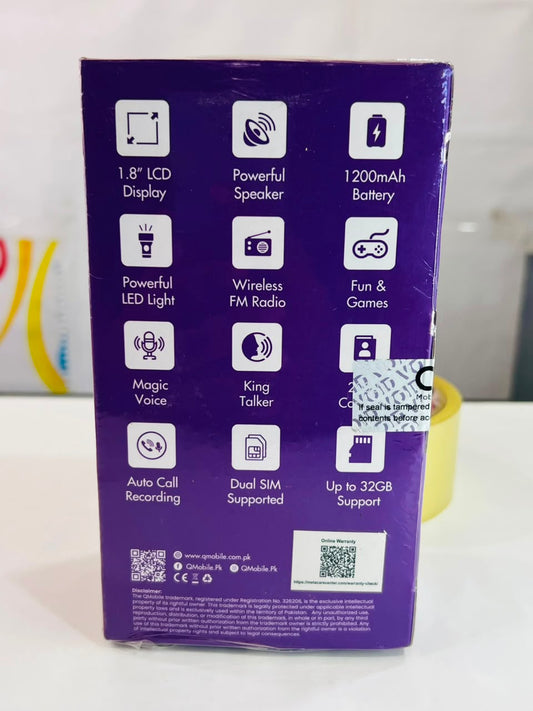 Q2166 Keypad Mobile Phone with FM Radio and Classic Easy-to-Use Design
