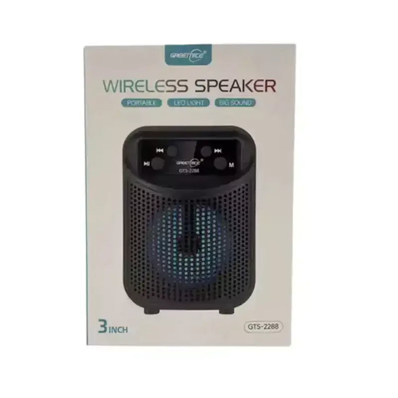 Greatnice GTS 2288 Portable Party BT Speaker 3 Inch