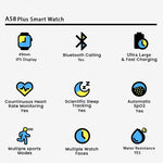A58 Plus Smart Watch Set