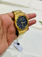 Success Way Luxury Men’s Gold Silver Watch | Date Display