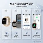 A58 Plus Smart Watch Set