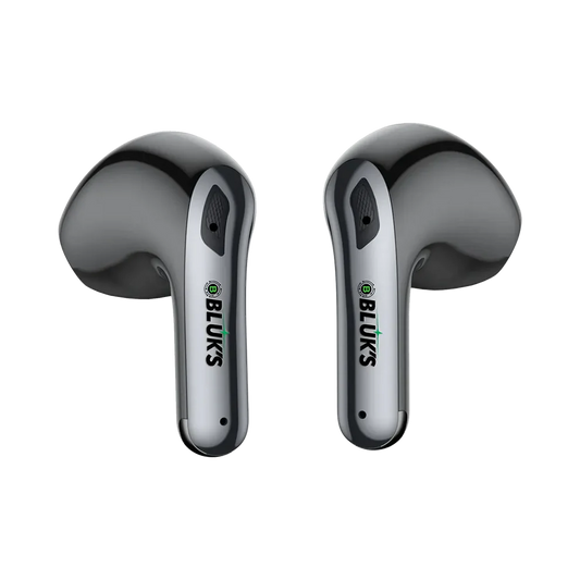 BLUK’S BX-605 Wireless Earbuds with Glow LED Case – Deep Bass & 32H Playtime