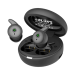 BLUK’S BX-606 Round Wireless Earbuds with LED Charging Case – Deep Bass & 40H Playtime