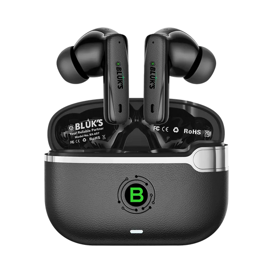 Bass Buds Pro -BX-607 Wireless Earbuds with Deep Bass & LED Charging Case
