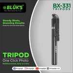 BX-331 Extra Long 1700mm Selfie Stick + TriPod Stand With Light
