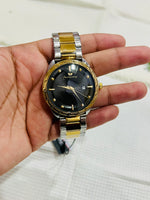 Success Way Luxury Men’s Gold Silver Watch | Date Display