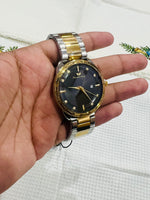 Success Way Luxury Men’s Gold Silver Watch | Date Display