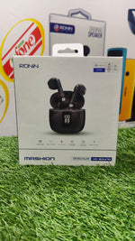 Ronin Mashion R-190 TWS Wireless Earbuds – HD Sound, Smart Touch & Digital Display (1-Year Warranty)