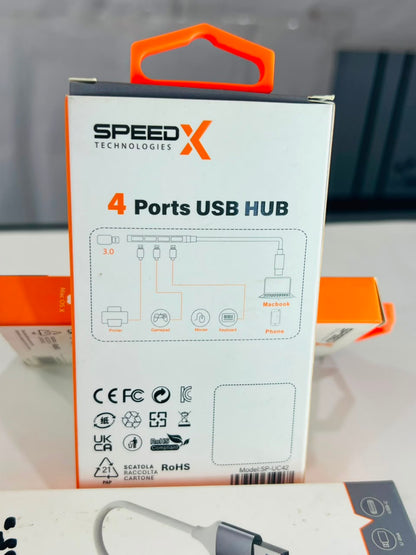 USB Hub Adapter with Compact Portable Design and Easy Device Connectivity