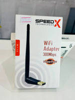Speed X WiFi Adapter 300Mbps with External Antenna and Reliable Wireless Connectivity