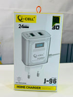 J-96 Home Charger with 24W Fast Charging Support and Compact Design