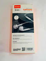 Gema Wired Earphones with Comfortable In-Ear Design and Clear Sound