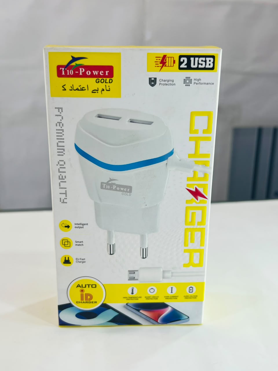 Dual USB Wall Charger with Compact Design and Reliable Charging Performance