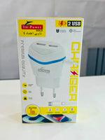 Dual USB Wall Charger with Compact Design and Reliable Charging Performance