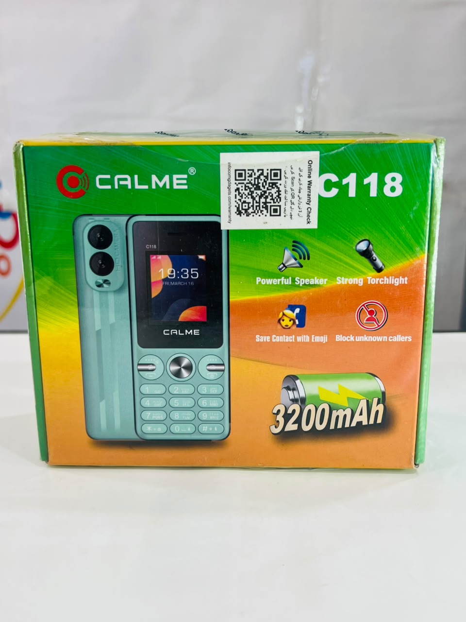 Calme C118 Keypad Mobile Phone with 5200mAh Battery and Easy-to-Use Design