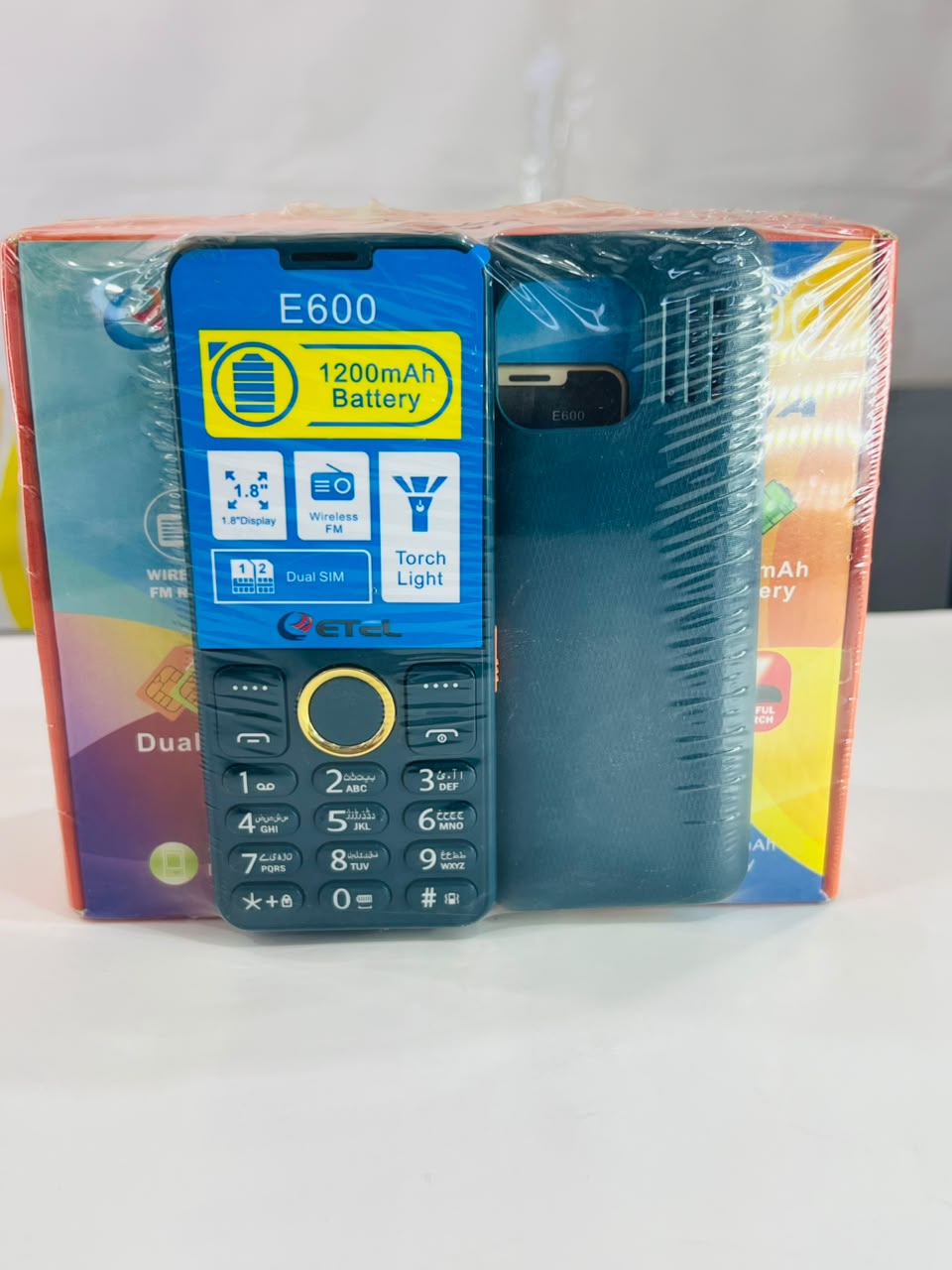 F600 Keypad Mobile Phone with Stylish Blue Finish and Easy-to-Use Design