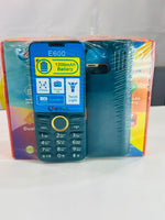 F600 Keypad Mobile Phone with Stylish Blue Finish and Easy-to-Use Design