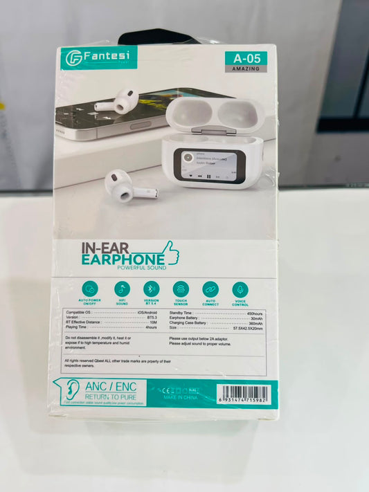 Perfect i-Ear Wireless Earphones with Charging Case and Compact In-Ear Design