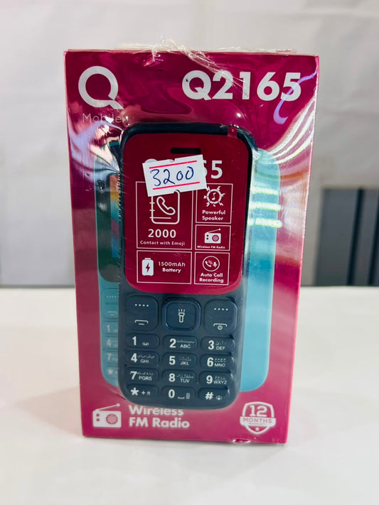 Q2165 Keypad Mobile Phone with FM Radio and Classic Easy-to-Use Design