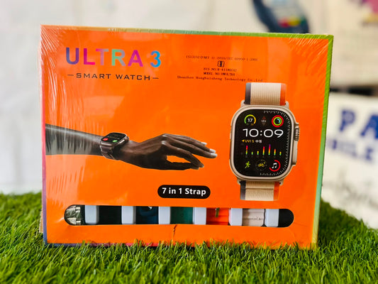 7 Strap Smart Watch with Fitness & Health Tracking