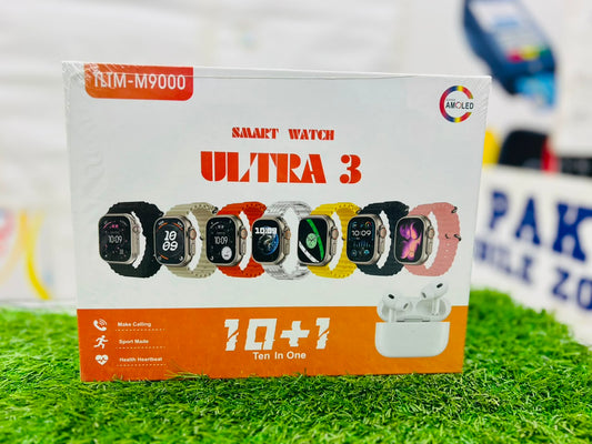 Smart Watch with Wireless Earbuds – 10-in-1 Smart Watch & Earphones Combo