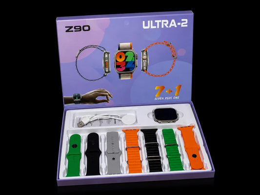 7 Strap Smart Watch with Fitness & Health Tracking