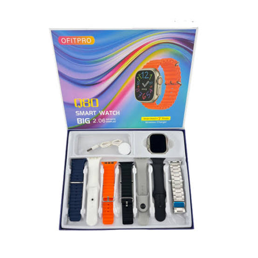 7 Strap Smart Watch with Fitness & Health Tracking